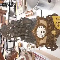Klokstel in koper en zamac – kavel bij BOPA Auctions, Hooglede