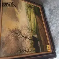 Schilderij landschap A. De Man – kavel bij BOPA Auctions, Hooglede