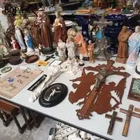 Devotie en heiligenbeelden. 40 stuks – kavel bij BOPA Auctions, Hooglede