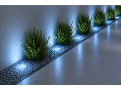 6x LED Trapverlichting 3W – Blauw – IP54 – AKIK – kavel bij XL Auctions