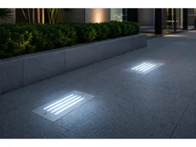 6x LED Trapverlichting 3W – Blauw – IP54 – OLTU – kavel bij XL Auctions