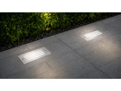 6x LED Trapverlichting 3W – 6400K Koud Wit – IP54 – OLTU – kavel bij XL Auctions