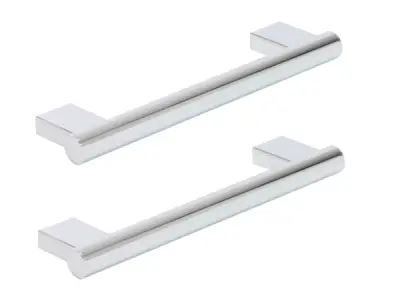 2x Beaux wandgreep 30cm Ulis chroom – kavel bij XL Auctions