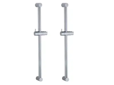 2x Royal Plaza glijstang 90cm Gondo chroom – kavel bij XL Auctions