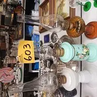 Antieke olielampen. 3 stuks – kavel bij BOPA Auctions, Hooglede