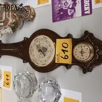 Houten barometer – kavel bij BOPA Auctions, Hooglede