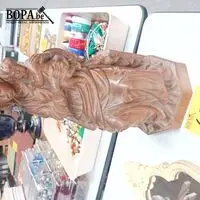 Houten beeld Maria en kind – kavel bij BOPA Auctions, Hooglede