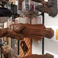 Houten beeld G.V.D. Moortele – kavel bij BOPA Auctions, Hooglede