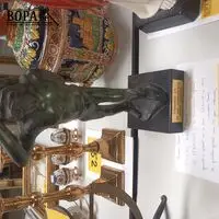 Bronzen beeld door Sylvain Norga – kavel bij BOPA Auctions, Hooglede