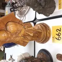 Terracotta beeld kindjes met paraplu – kavel bij BOPA Auctions, Hooglede
