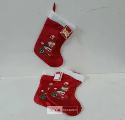3 x Kerstsok Disney – kavel bij Belga Veilingen, Oudsbergen