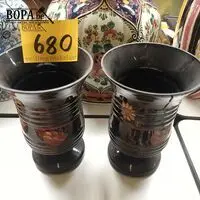 Koppel vazen Booms glas – kavel bij BOPA Auctions, Hooglede