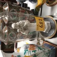 Globe met heiligenbeeld – kavel bij BOPA Auctions, Hooglede