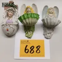 Wijwatervaatjes. 3 stuks – kavel bij BOPA Auctions, Hooglede