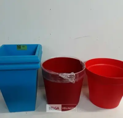 4 x Bloempot mix – kavel bij Belga Veilingen, Oudsbergen