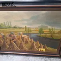 Schilderij landschap Jo Bossuyt – kavel bij BOPA Auctions, Hooglede