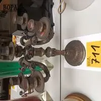 Verzilverde kandelaar Christofle – kavel bij BOPA Auctions, Hooglede