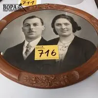 Ovalen fotokader – kavel bij BOPA Auctions, Hooglede