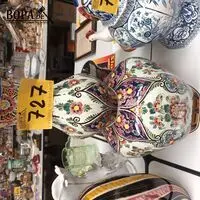 Siervaas Delfts Polychrome – kavel bij BOPA Auctions, Hooglede