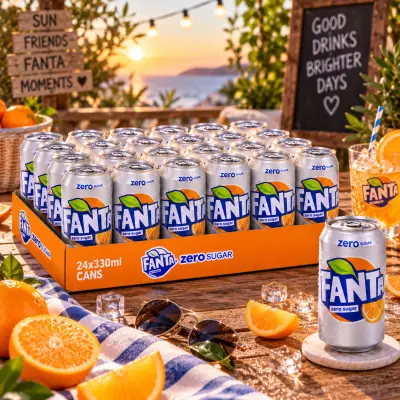 2x tray Fanta Zero – kavel bij GSD Auctions, Zoeterwoude