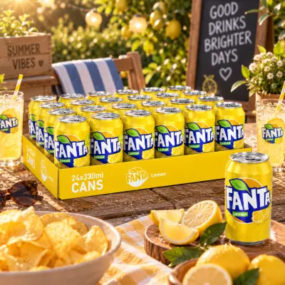 2x tray Fanta Lemon – kavel bij GSD Auctions, Zoeterwoude