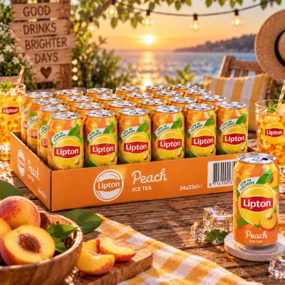 2x tray Lipton ice tea Peach – kavel bij GSD Auctions, Zoeterwoude