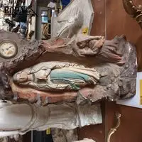 Beeld Maria in grot – kavel bij BOPA Auctions, Hooglede