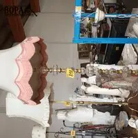 Staande lamp in koper en glas – kavel bij BOPA Auctions, Hooglede