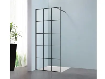Alterna walk-In 90x200cm Free Mix decor mat zwart – kavel bij XL Auctions