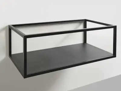 Vtwonen inlegtablet voor wastafelframe 116x41cm oak black – kavel bij XL Auctions