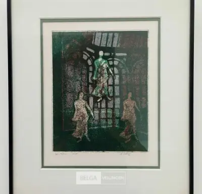 Kleurets, André Gouzu, Lévitation – kavel bij Belga Veilingen