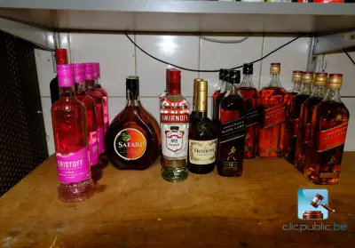 Partij alcoholflessen – kavel bij Clicpublic