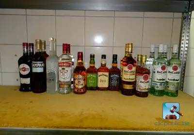 Partij alcoholflessen – kavel bij Clicpublic