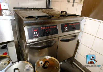 Elektrische friteuse met twee bakvakken – kavel bij Clicpublic