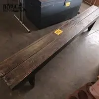 Houten zitbank – kavel bij BOPA Auctions, Hooglede