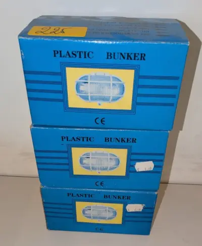 3 Bunker-lampen – kavel bij Auctionline, Anderlecht