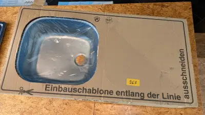 Een roestvrijstalen spoelbak E86K (86x44) – kavel bij Auctionline, Anderlecht