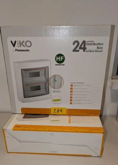 2 zekeringkasten met 24 modules van VIKO – kavel bij Auctionline, Anderlecht