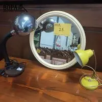 Vintage lampen en spiegel. 3 stuks – kavel bij BOPA Auctions, Tielt