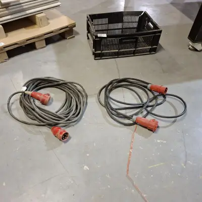 2x Krachtstroom verlengkabel 16A – kavel bij Onlineveilingmeester, Almere