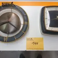 Vintage klokken. 2 stuks – kavel bij BOPA Auctions, Tielt