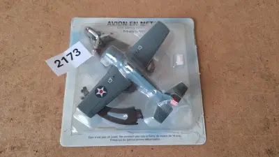 Modelvliegtuig Grumman F4F Wildcat - "Avion en Metal" Editie – kavel bij Goeiendeal