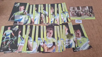 Ploegkaarten Pro Cycling Team Liquigas-Bianchi 2005 - Liquigas – kavel bij Goeiendeal
