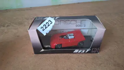 Modelauto Porsche 908/3 - Best Model – kavel bij Goeiendeal