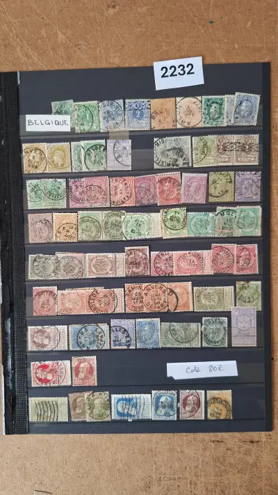 Verzameling klassieke, voornamelijk gestempelde postzegels uit België – kavel bij Goeiendeal