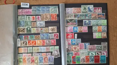 Verzameling uiteenlopende historische postzegels uit België – kavel bij Goeiendeal