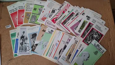Verzameling Belgische eerstedaguitgiften met diverse culturele en historische thema's – kavel bij Goeiendeal