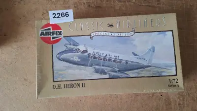 Airfix modelbouwdoos D.H. Heron II passagiersvliegtuig Jersey Airlines op schaal 1:72 – kavel bij Goeiendeal