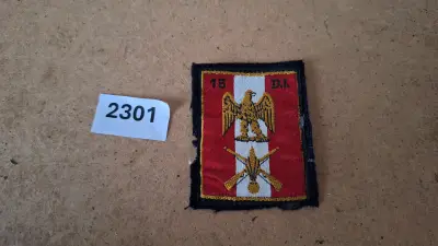 Militair stoffen embleem 15 D.I. (15e Infanteriedivisie Frankrijk) – kavel bij Goeiendeal