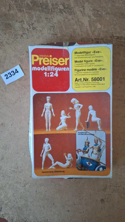 Preiser 58001, Model figuur »Eva« – kavel bij Goeiendeal